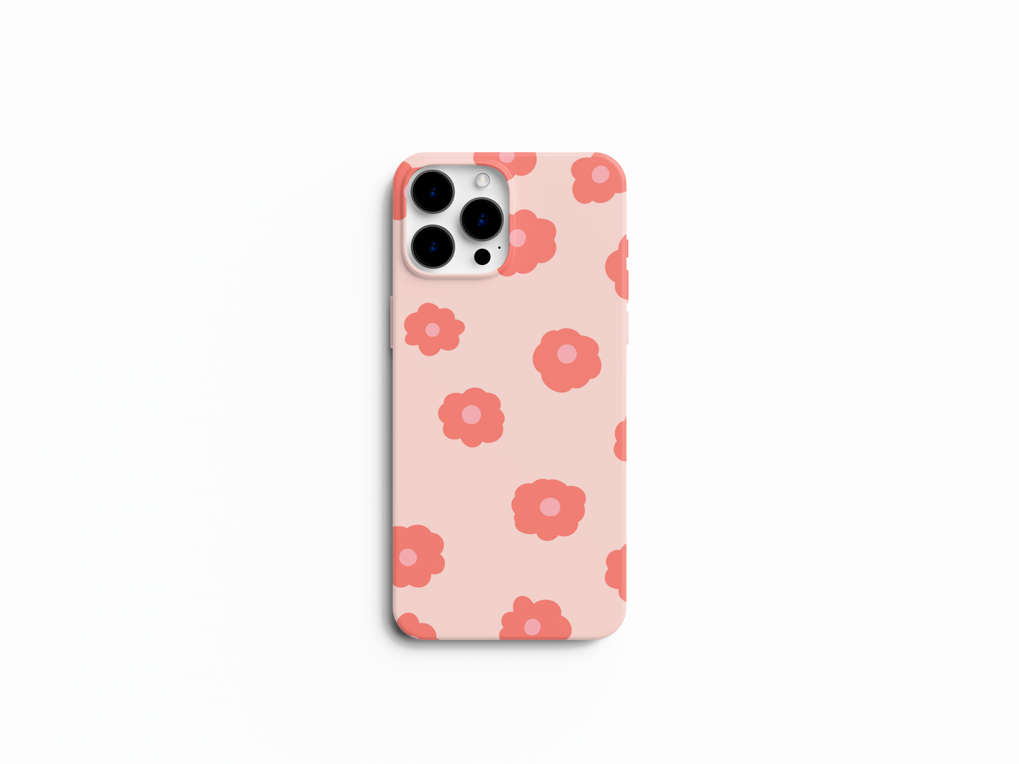 Floral Peach Phone Cover