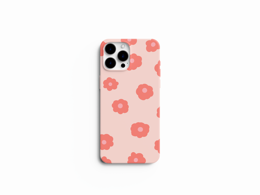 Floral Peach Phone Cover